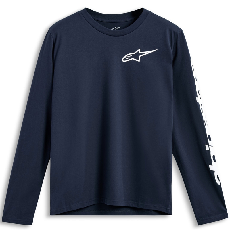 Camiseta de manga larga Alpinestars Trackside CSF azul