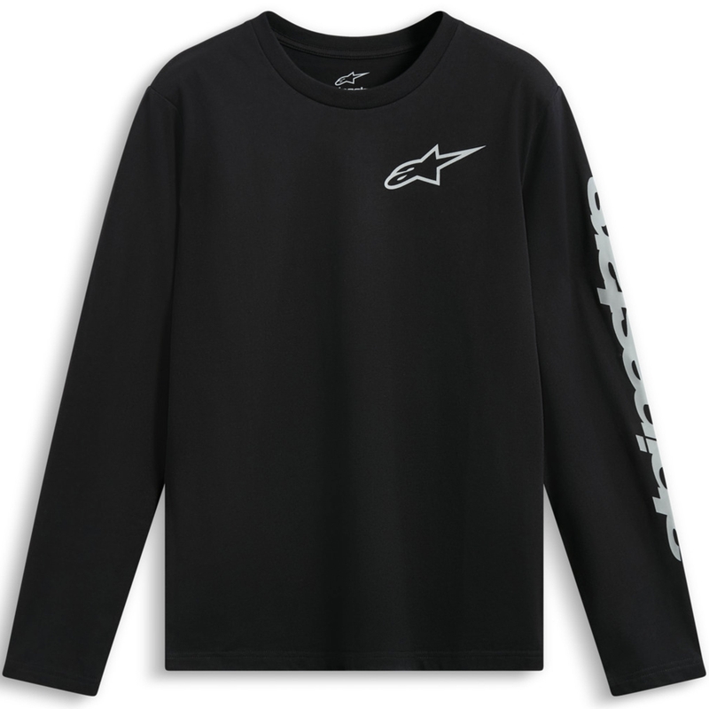 Camiseta de manga larga Alpinestars Trackside CSF negra