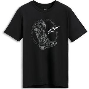 Camiseta negra Alpinestars Tech Boot CSF