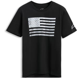 Camiseta negra CSF con parche ondeante de Alpinestars
