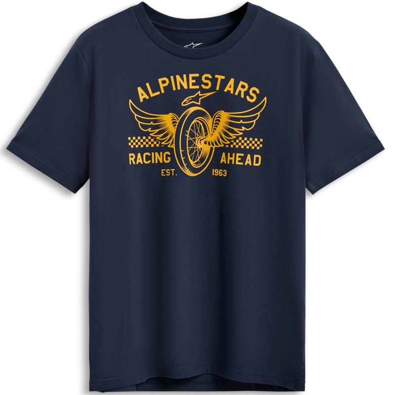 Camiseta azul CSF con parche Heritage de Alpinestars