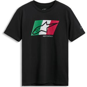 Camiseta Alpinestars Global CSF en negro, verde, blanco y rojo