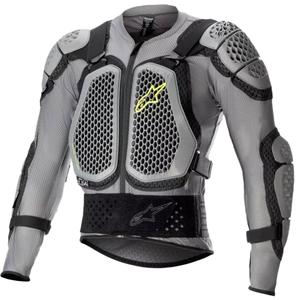 Protector corporal Alpinestars Bionic Action 2 negro-gris-amarillo fluorescente