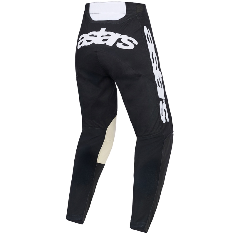 Pantalones de motocross Alpinestars Racer Air Riway en blanco y negro