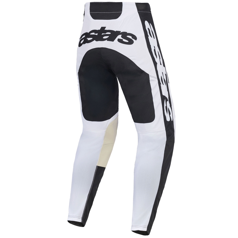 Pantalones de motocross Alpinestars Racer Riway blanco-negro