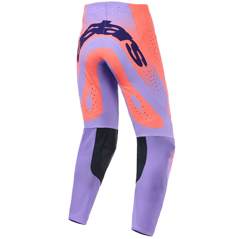 Pantalones de motocross Alpinestars Supertech Scenz en naranja, coral y morado