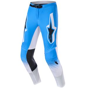 Pantalones de motocross Alpinestars Supertech Scenz azul-blanco