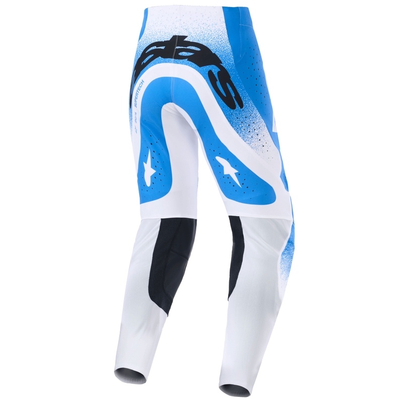 Pantalones de motocross Alpinestars Supertech Scenz azul-blanco