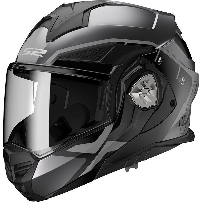 Casco de moto abatible LS2 FF901 Advant X Metryk titanio