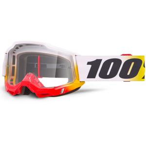 Gafas de motocross 100% Accuri 2 Samba con plexiglás transparente