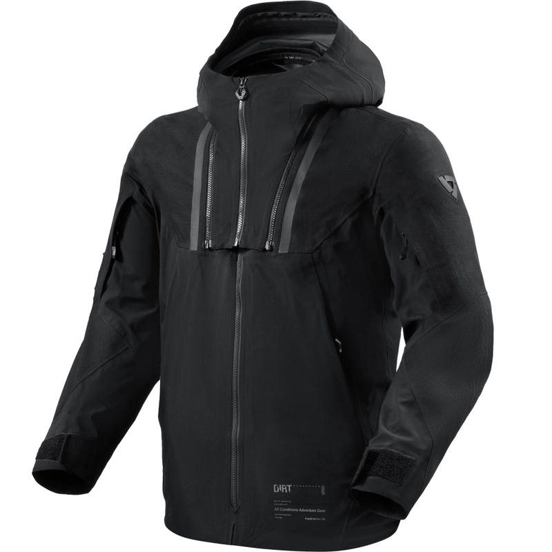 Chaqueta de moto Revit Component 3 H2O negra