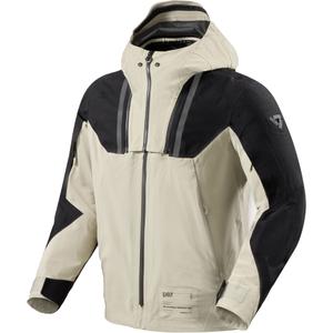 Chaqueta de moto Revit Component 3 H2O color arena negra