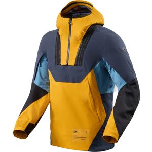 Chaqueta de moto Revit Blackwater 3 H2O amarillo mostaza-azul