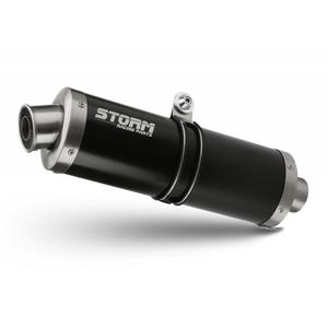 Výfuk kompletní 3x1 STORM OVAL černá