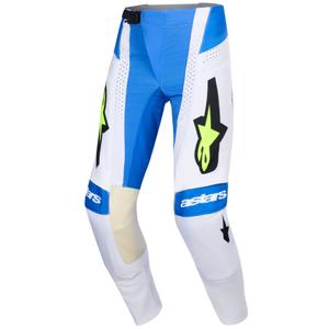 Pantalones de motocross Alpinestars Techstar Knif azul-negro-amarillo fluorescente