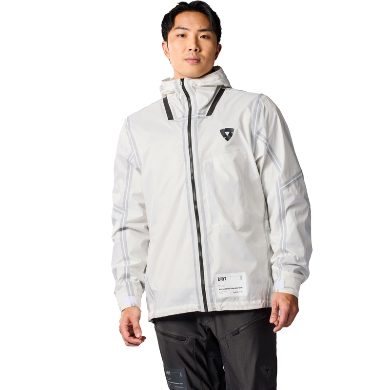 Chaqueta impermeable Revit Barrier 2 H2O blanca