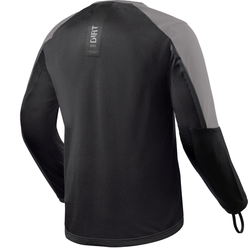 Camiseta de motocross Revit Sierra 2 negro-gris