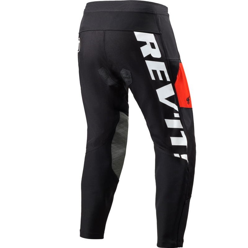 Pantalón de moto Revit Lejano negro-rojo