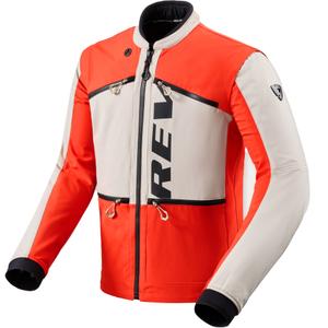 Chaqueta de moto Revit Morocco color rojo arena