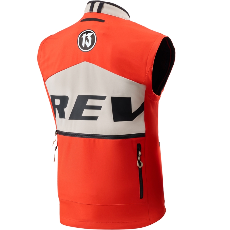 Chaqueta de moto Revit Morocco color rojo arena