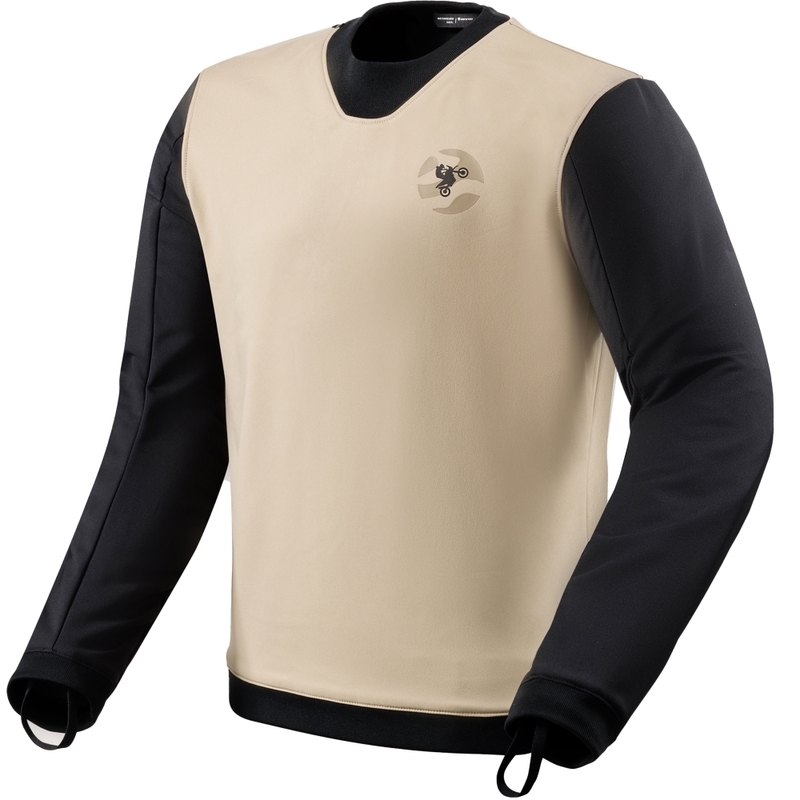 Sudadera de moto Revit Trazada color arena