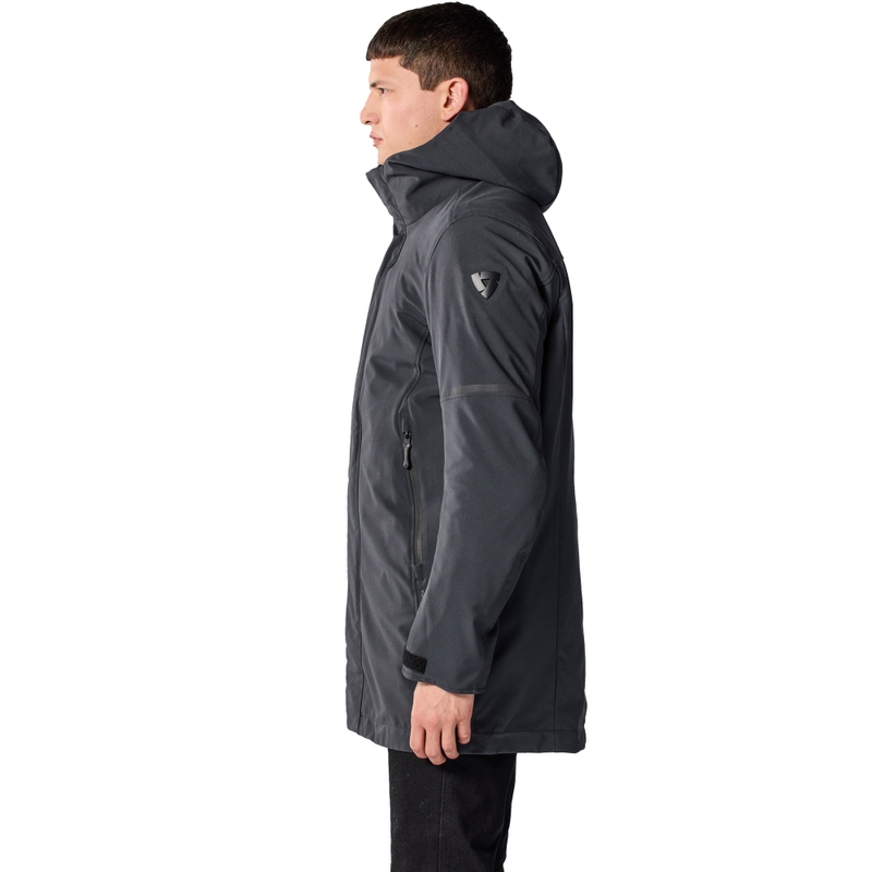 Chaqueta de moto Revit Trafalgar 2 H2O negra