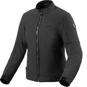 Chaqueta de moto Revit Shade 2 H2O para mujer, color negro