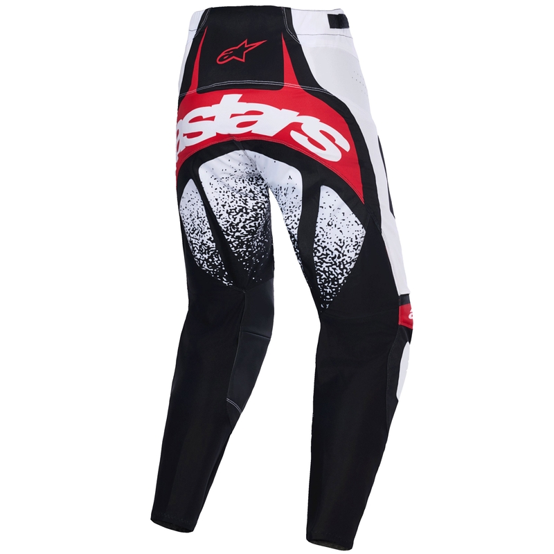 Pantalones de motocross Alpinestars Techstar Nomur en negro, blanco y rojo