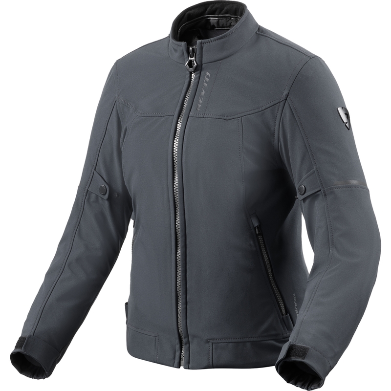 Chaqueta de moto Revit Shade 2 H2O para mujer, azul oscuro