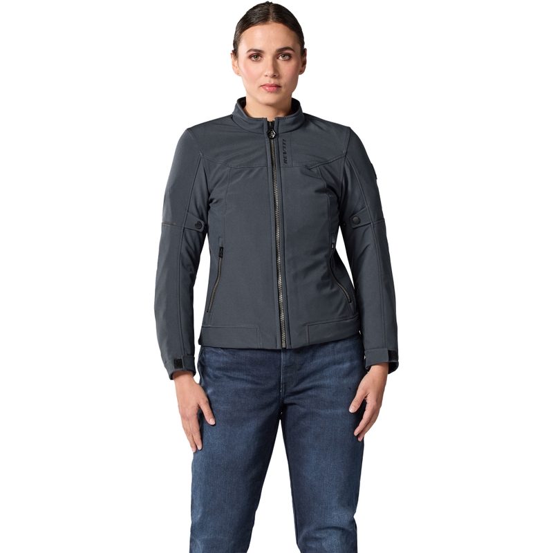 Chaqueta de moto Revit Shade 2 H2O para mujer, azul oscuro