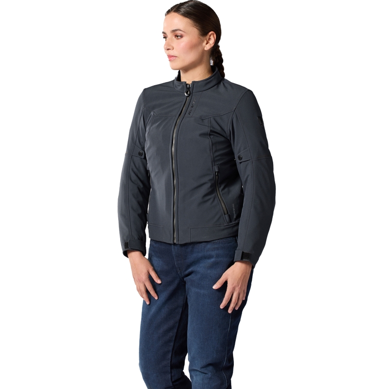 Chaqueta de moto Revit Shade 2 H2O para mujer, azul oscuro