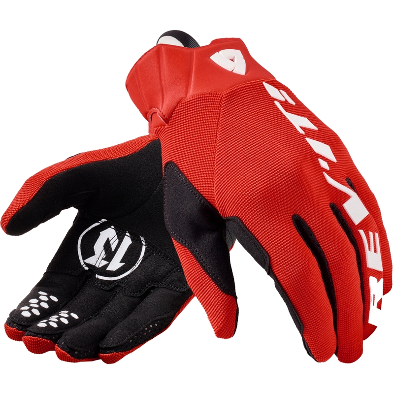 Guantes de moto Revit Escondido rojos