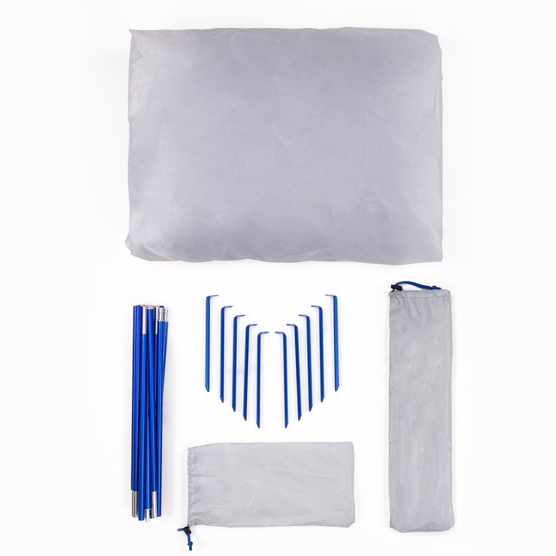 Tienda de campaña OXFORD para una persona color plata