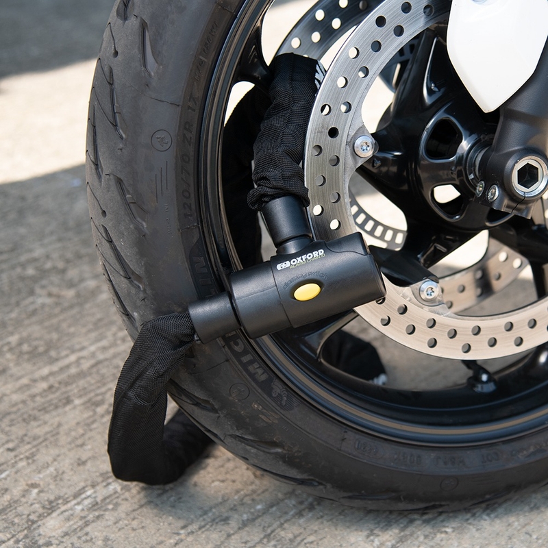 Alarma Oxford Chain10 de 2 m con candado de cadena