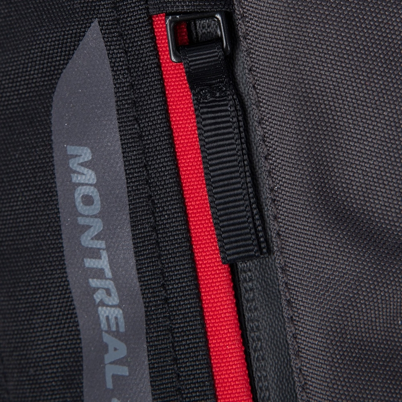Chaqueta de moto Oxford Montreal 4.0 Dry2Dry™ negra, gris y roja
