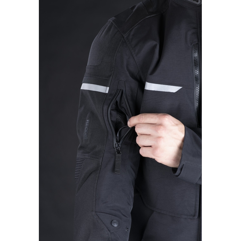 Chaqueta de moto Oxford Advanced Stormland Dry2Dry™ negra