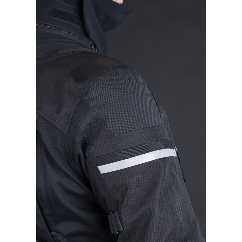 Chaqueta de moto Oxford Advanced Stormland Dry2Dry™ negra
