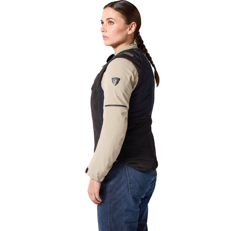 Chaleco airbag para moto Revit Avertum Street Tech-Air® para mujer, color negro