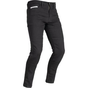 Vaqueros de motociclista negros recortados con ajuste ajustado AA aprobados por OXFORD ORIGINAL SUPER STRETCH