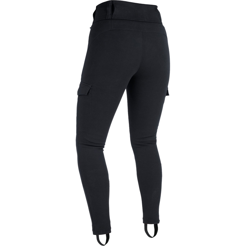 Leggings de moto para mujer con forro de aramida Oxford Super Cargo negros