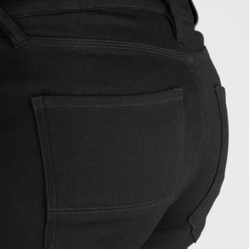 Vaqueros de moto para mujer OXFORD ORIGINAL APPROVED SUPER STRETCH JEANS AA SLIM FIT negro