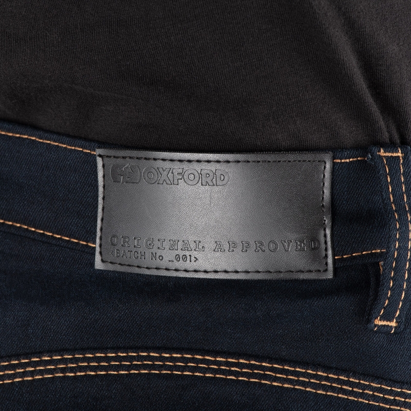 Vaqueros de moto para mujer OXFORD ORIGINAL APPROVED SUPER STRETCH JEANS AA SLIM FIT azul índigo