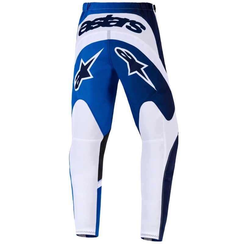 Pantalones de motocross para niños Alpinestars Fluid Portl azul-blanco