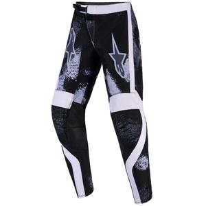 Pantalones de motocross Alpinestars Fluid Lahnd para niños, color gris camuflaje