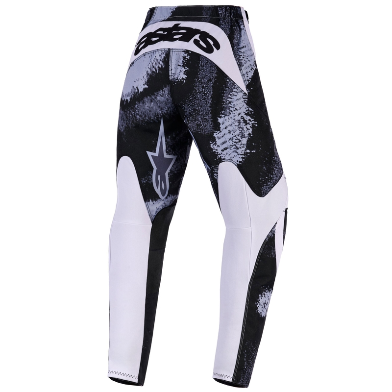 Pantalones de motocross Alpinestars Fluid Lahnd para niños, color gris camuflaje