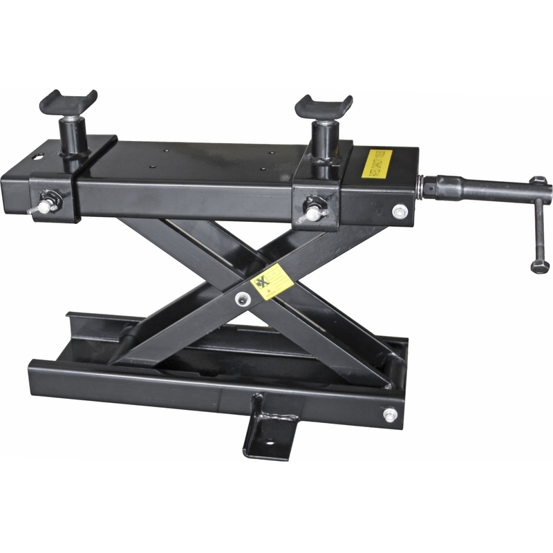 Gato de moto sencillo Q-TECH negro