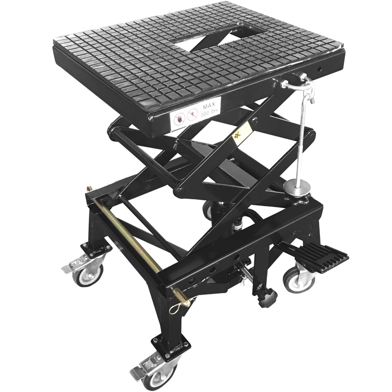 Gato hidráulico MX moto Q-TECH negro