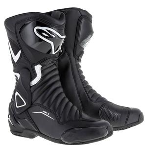 Botas de moto Alpinestars Stella S-MX 6 blancas y negras