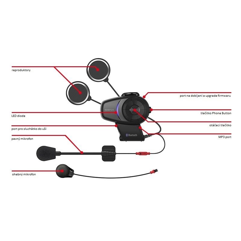 Auriculares manos libres Bluetooth SENA 10S