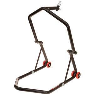 Caballete para moto Q-TECH delantero - para gafas/trasero negro